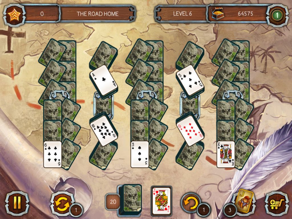 Solitaire Legend of the Pirates 2游戏截图