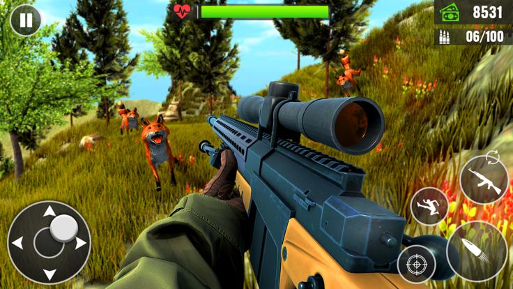 狙击手 3D 鹿狩猎游戏游戏截图