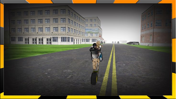 最高通缉惊人的摩托车赛车的赛道。游戏截图