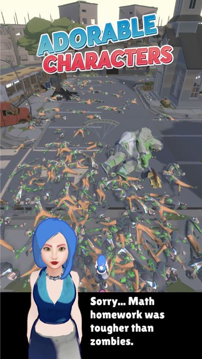 僵尸与学生妹 Zombies vs Schoolgirls游戏截图