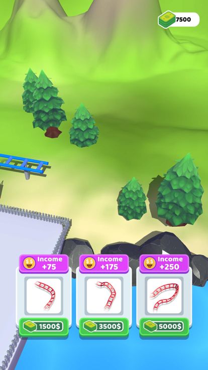 Idle coaster游戏截图