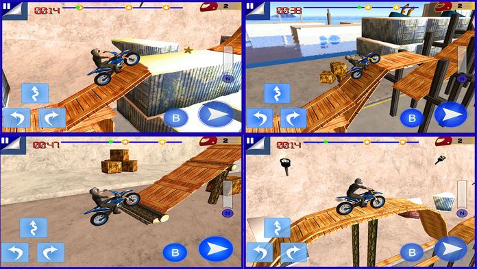 Tricky Bike Trail Stunt : Real Crazy Ride-r 2017游戏截图