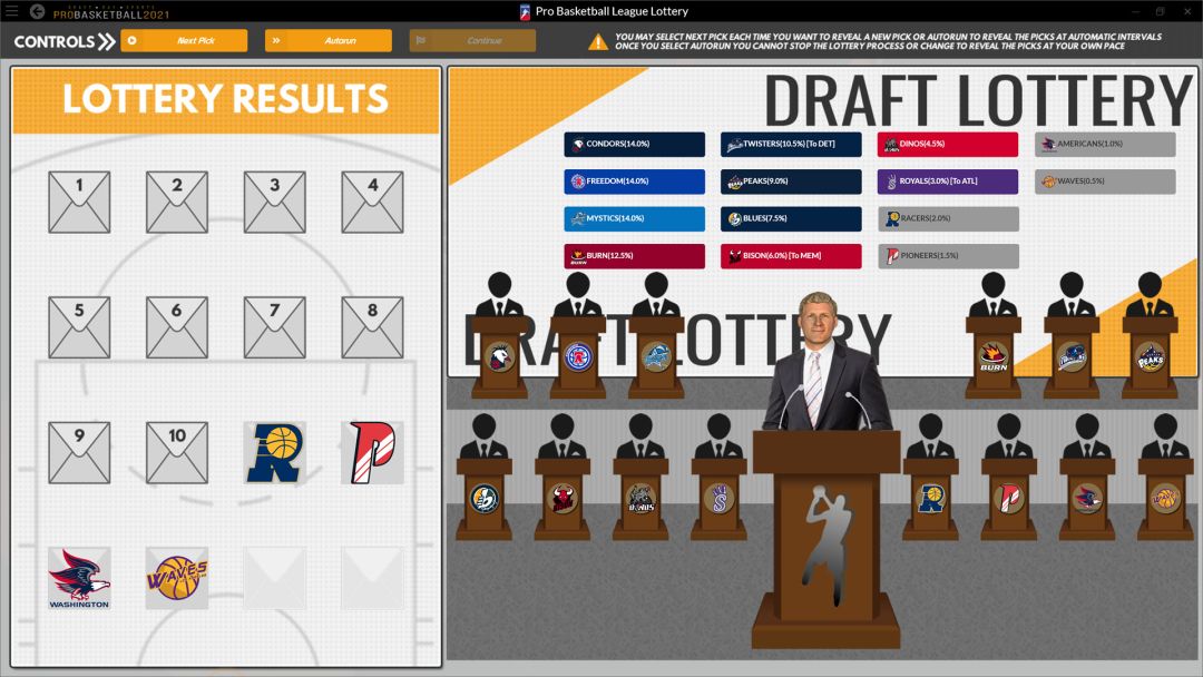 Draft Day Sports: Pro Basketball 2021游戏截图