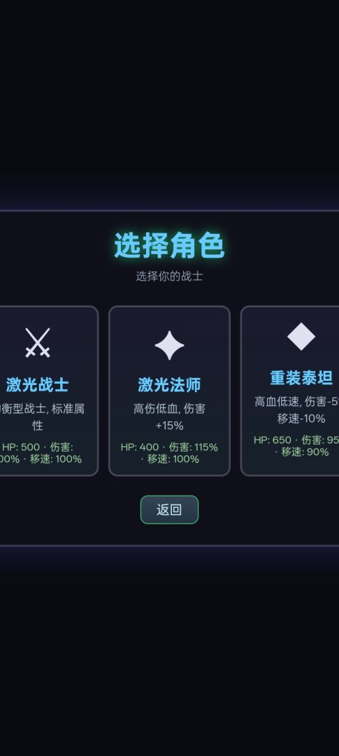 激光肉鸽游戏截图