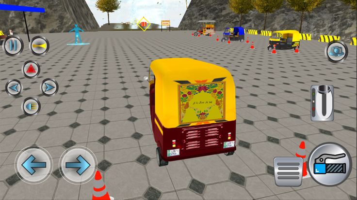 Auto Rickshaw Driving 3D Sim游戏截图
