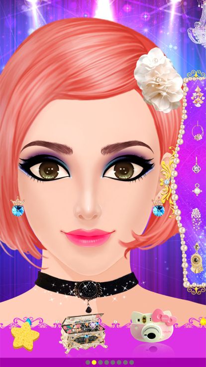 冰雪公主化妆 - 小女生服装制作女孩化妆游戏豪华版游戏截图