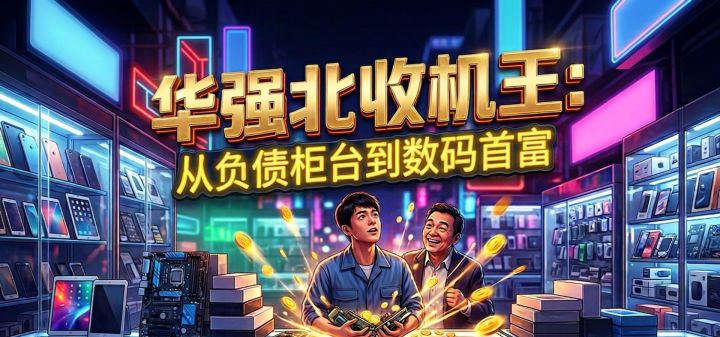 华强北收机王：从负债柜台到数码首富 封面