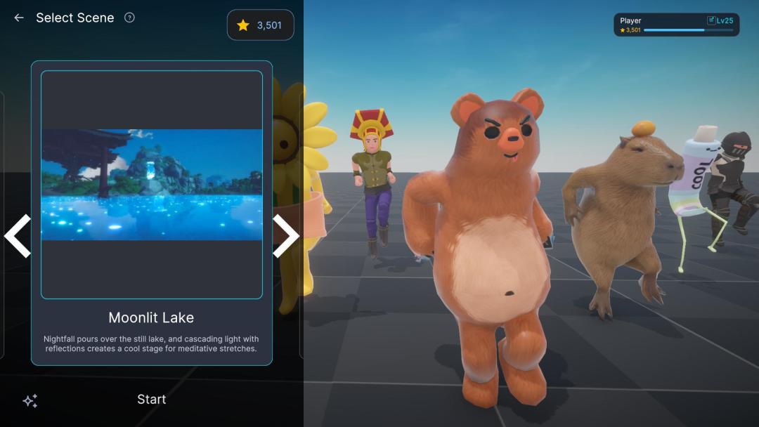 超级律动健身模拟器游戏截图