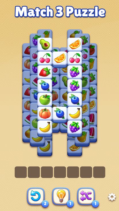 Fruit Game - Tile Match游戏截图
