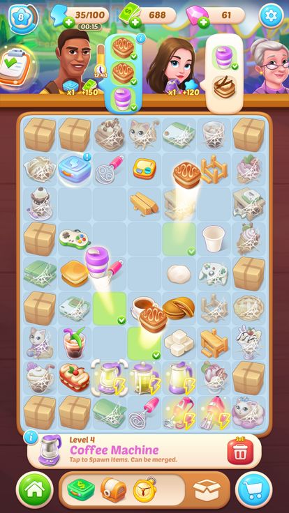 Merge Passion: Love Decor游戏截图