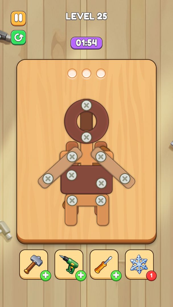 把螺丝拧开游戏截图