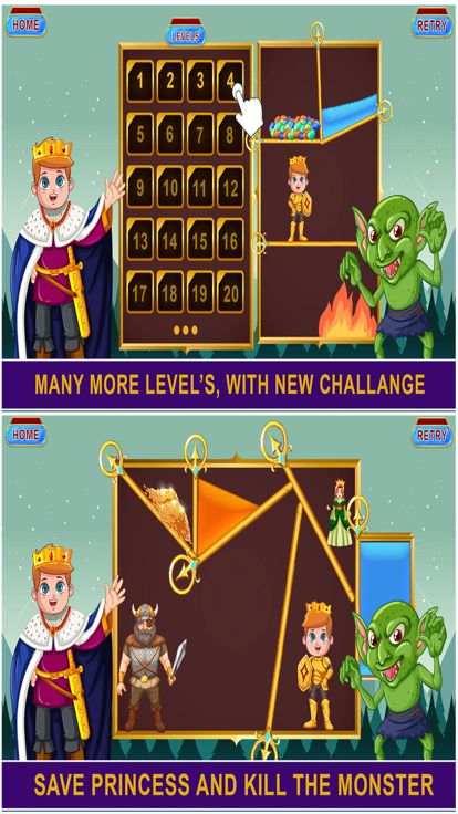 救援英雄拼图: 引脚拉动游戏截图