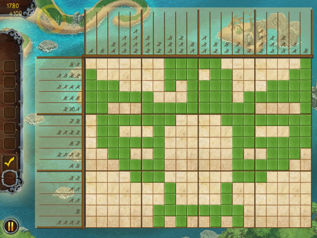Fill and Cross Pirate Riddles 3游戏截图