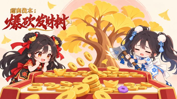 超爽伐木:爆砍发财树 封面