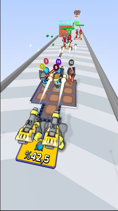Shooter Cart Run游戏截图