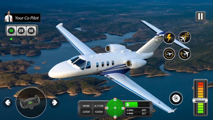 飞机飞行模拟器2024游戏截图