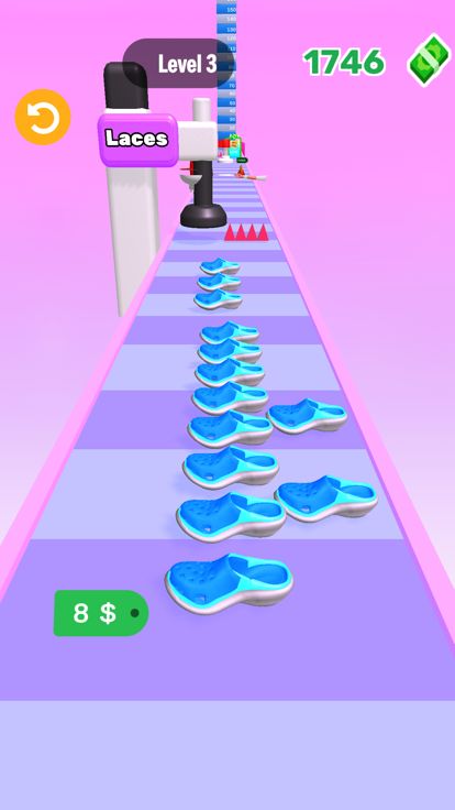 Shoes Stack 3D - Sneakers Run游戏截图