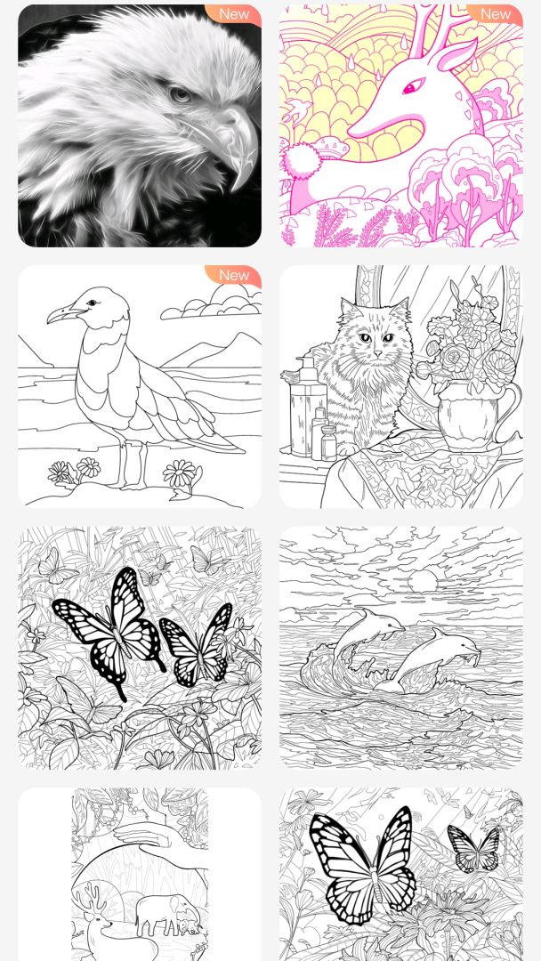 梦幻涂色游戏截图