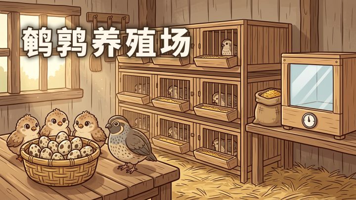 鹌鹑养殖场 封面