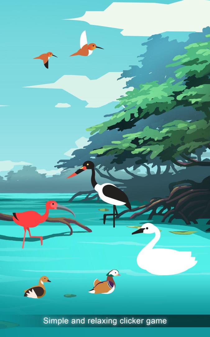 Birdstopia - Idle Bird Clicker Oasis游戏截图