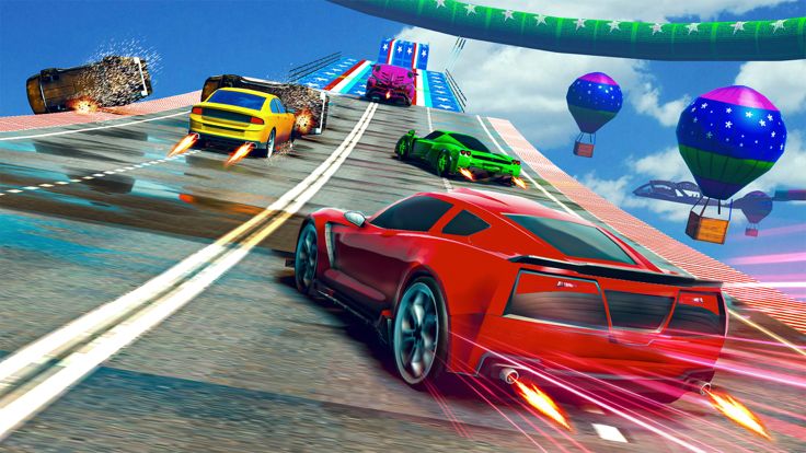 High Jump Car Stunt 3D Driver游戏截图