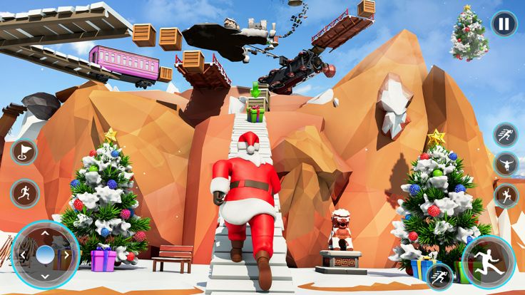 Going Santa: Jump Up Parkour游戏截图