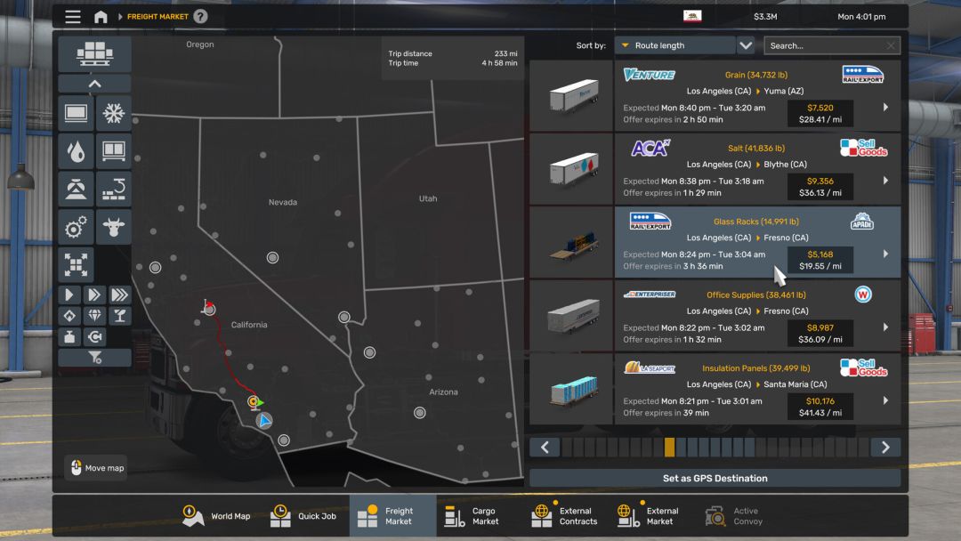 美国卡车模拟游戏截图
