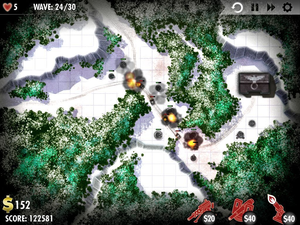 iBomber Defense游戏截图