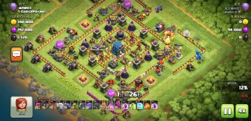 狂暴蓝胖加天女 轻松平推三层环绕阵型