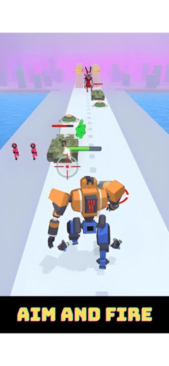Mech Run- Robot War游戏截图