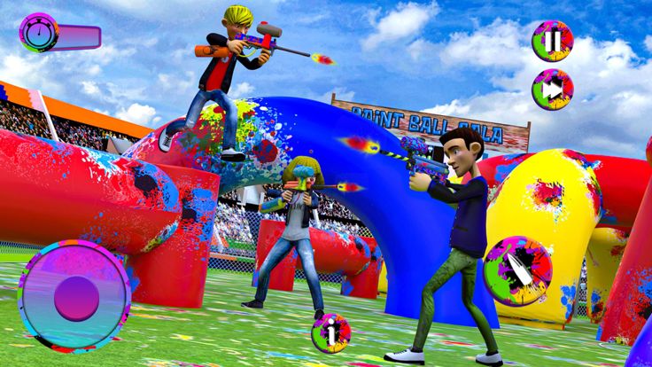 彩弹射击大逃杀游戏游戏截图