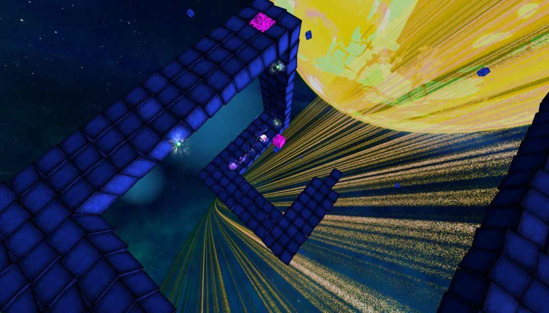 Deep Blue 3D Maze in Space游戏截图