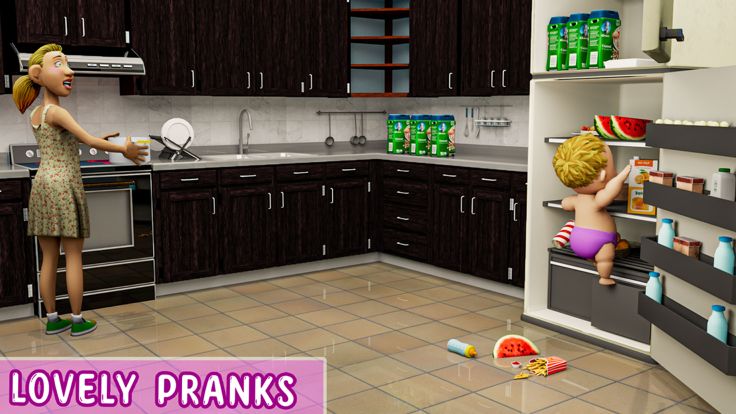 婴儿模拟器家庭恶作剧游戏截图