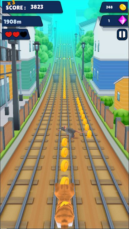 Cat Run 3D游戏截图