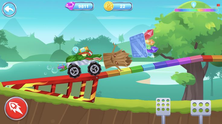 大脚车怪物卡车赛车游戏游戏截图