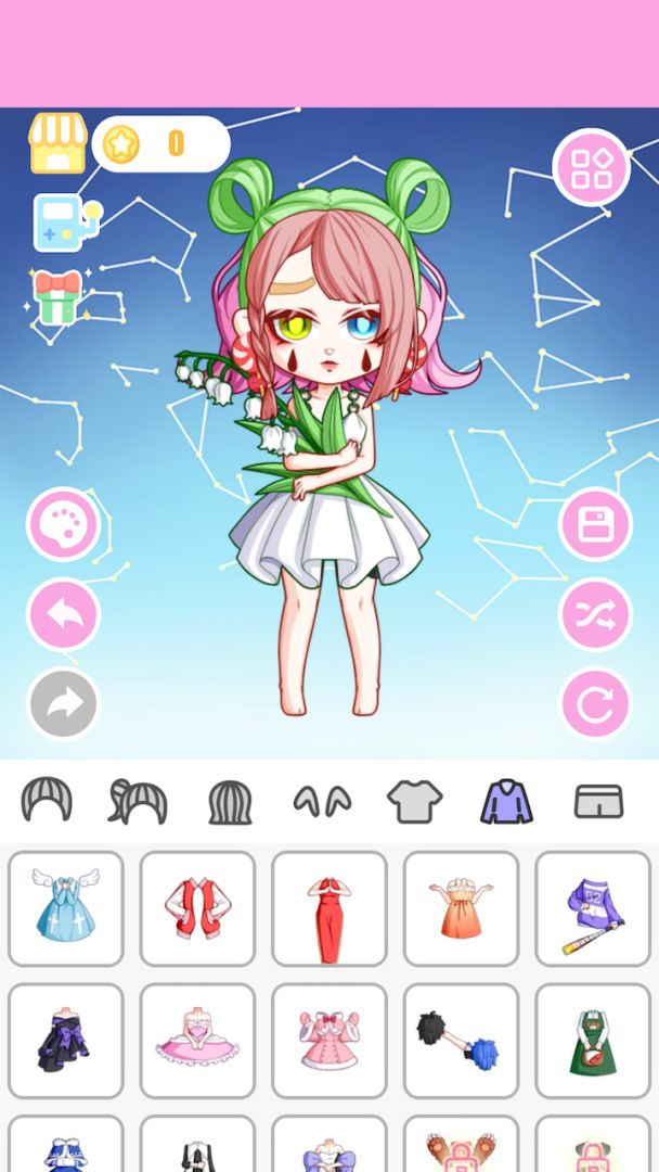 魔幻萝莉换装平台游戏截图