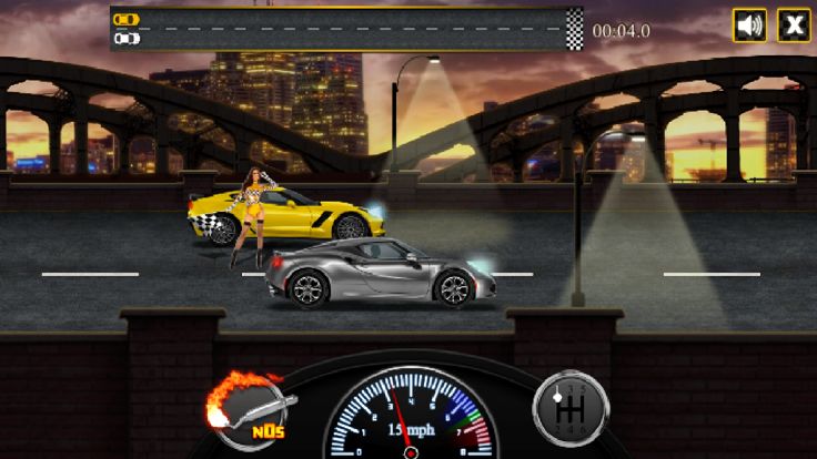 齿轮上的疯狂 - 亡命车手的午夜狂飙游戏截图