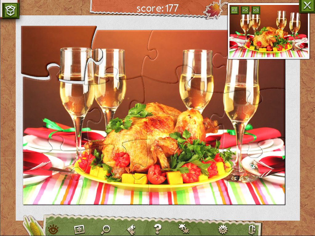Holiday Jigsaw Thanksgiving Day游戏截图