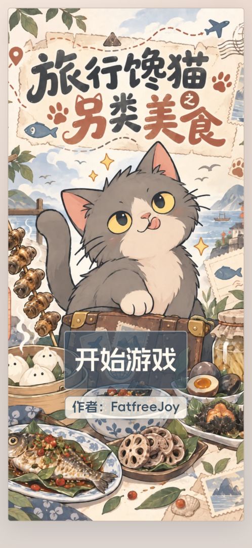 旅行馋猫之另类美食游戏截图