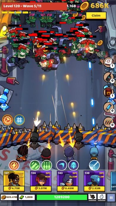 僵尸放置防御游戏截图