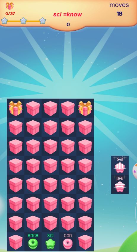 甜蜜英语消消乐游戏截图