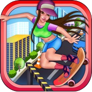 Surfer Chick: Dash, Jump & Dodge Skate 3D Actionicon
