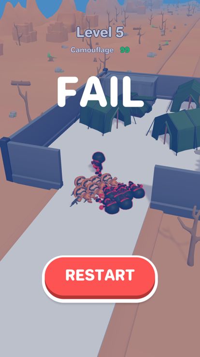 Camouflage Match游戏截图