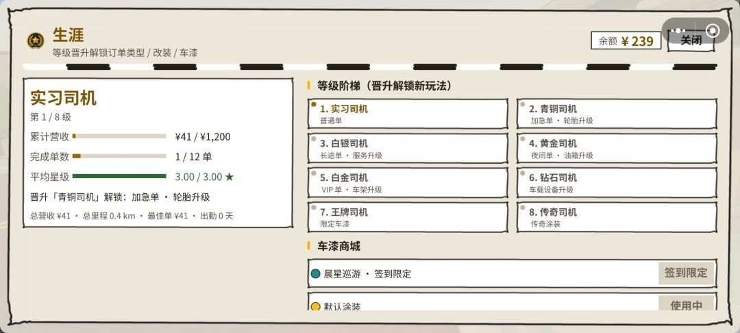 3D网约车模拟器游戏截图