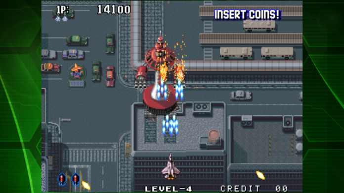 ソニックウィングス2 アケアカNEOGEO游戏截图