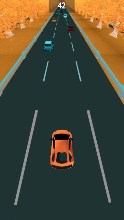 Traffic Race - Car Pixel Racer游戏截图