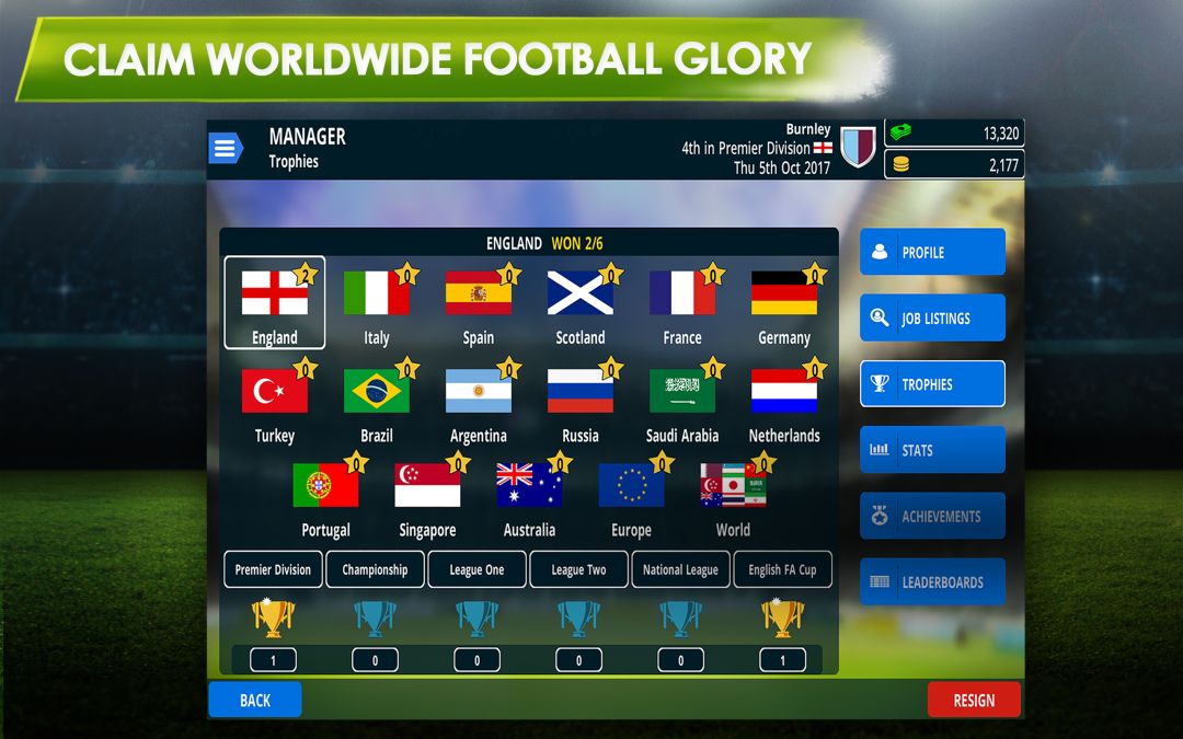 Championship Manager 17游戏截图
