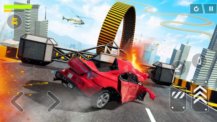 Flying Car Crash: Real Stunts游戏截图