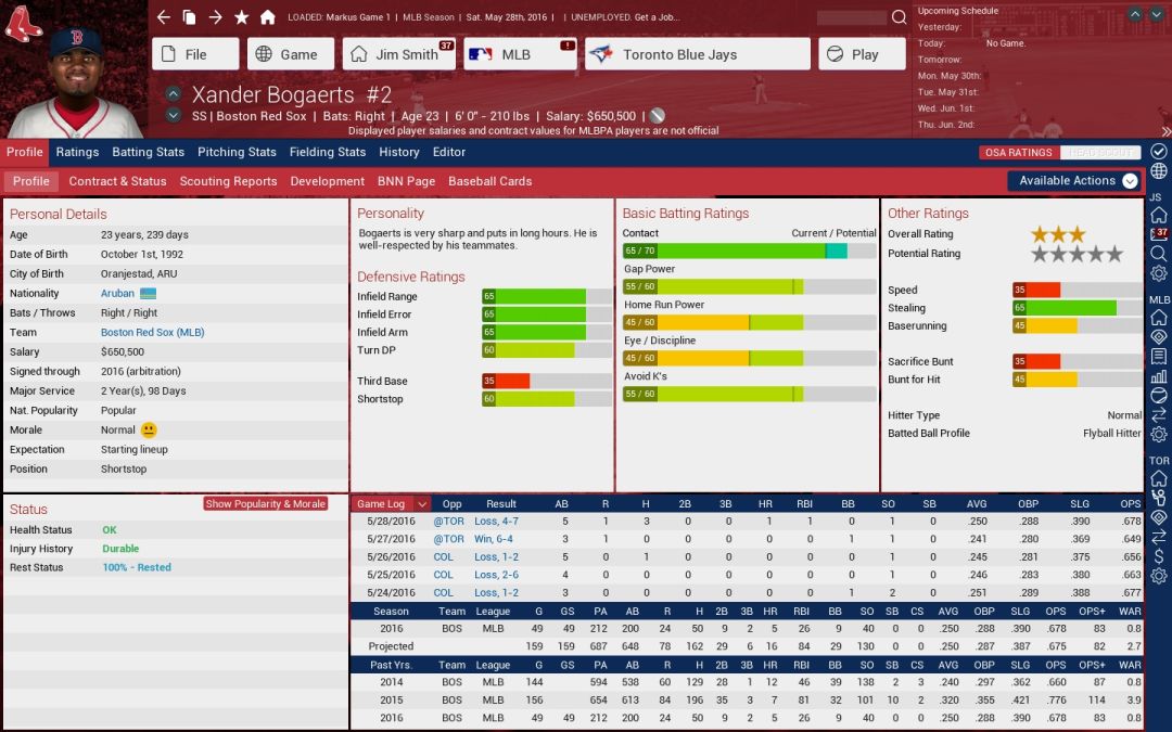 Out of the Park Baseball 17游戏截图