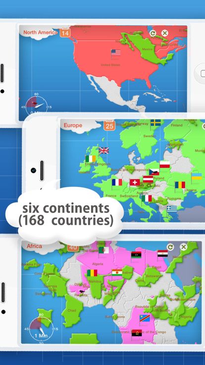 世界地图拼图游戏截图